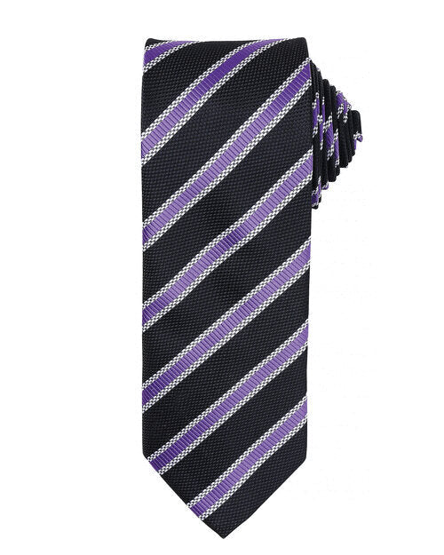 Premier Workwear Waffle Stripe Tie - PR783M