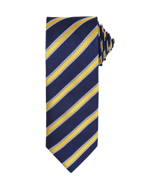 Premier Workwear Waffle Stripe Tie - PR783M