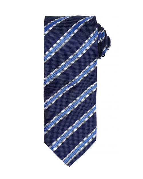 Premier Workwear Waffle Stripe Tie - PR783M