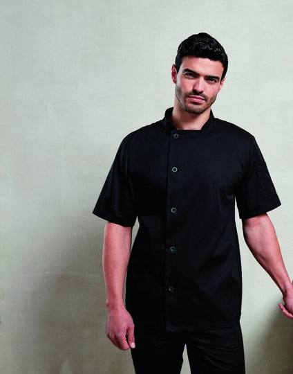 Premier 'Essential' Short Sleeve Chef's Jacket