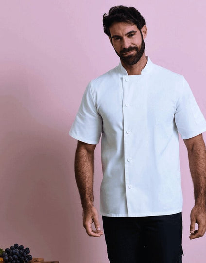 Premier Workwear Chefs Essential S/S Jacket - PR900M