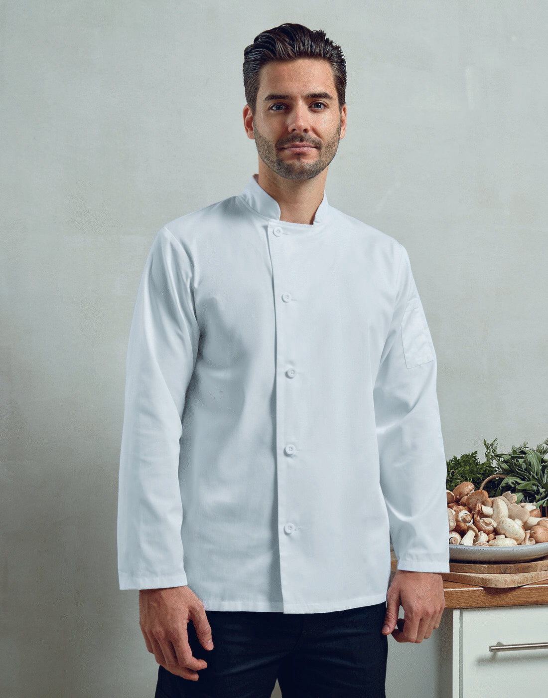 Premier 'Essential' Long Sleeve Chef's Jacket