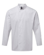 Premier Workwear Chefs Essential L/S Jacket - PR901M - thumbnail 3