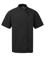 Premier Workwear Chefs Coolchecker S/S Jacket - PR902M - thumbnail 2