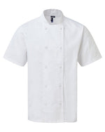 Premier Workwear Chefs Coolchecker S/S Jacket - PR902M - thumbnail 3