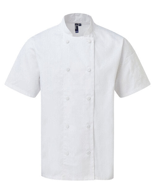 Premier Workwear Chefs Coolchecker S/S Jacket - PR902M