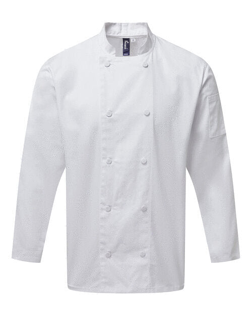 Premier Workwear Chefs Coolchecker L/S Jacket - PR903M