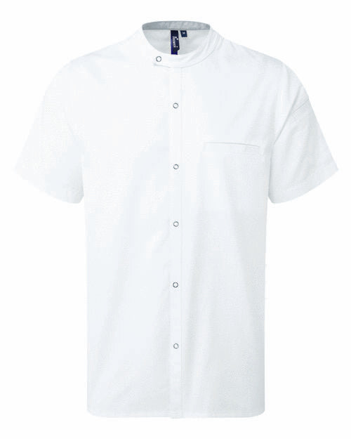 Premier Workwear Chefs Recyclight Short Sleeve Shirt - PR904M