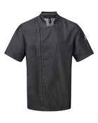 Premier Workwear Chefs Zip Close Short Sleeve Jacket - PR906M