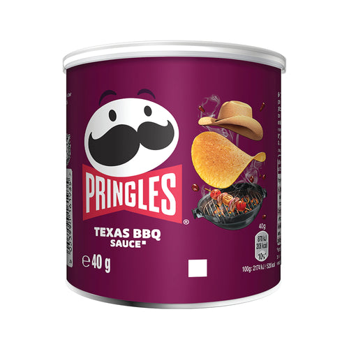 Pringles Texas BBQ Crisps 40g (Pack of 12) 7016194000