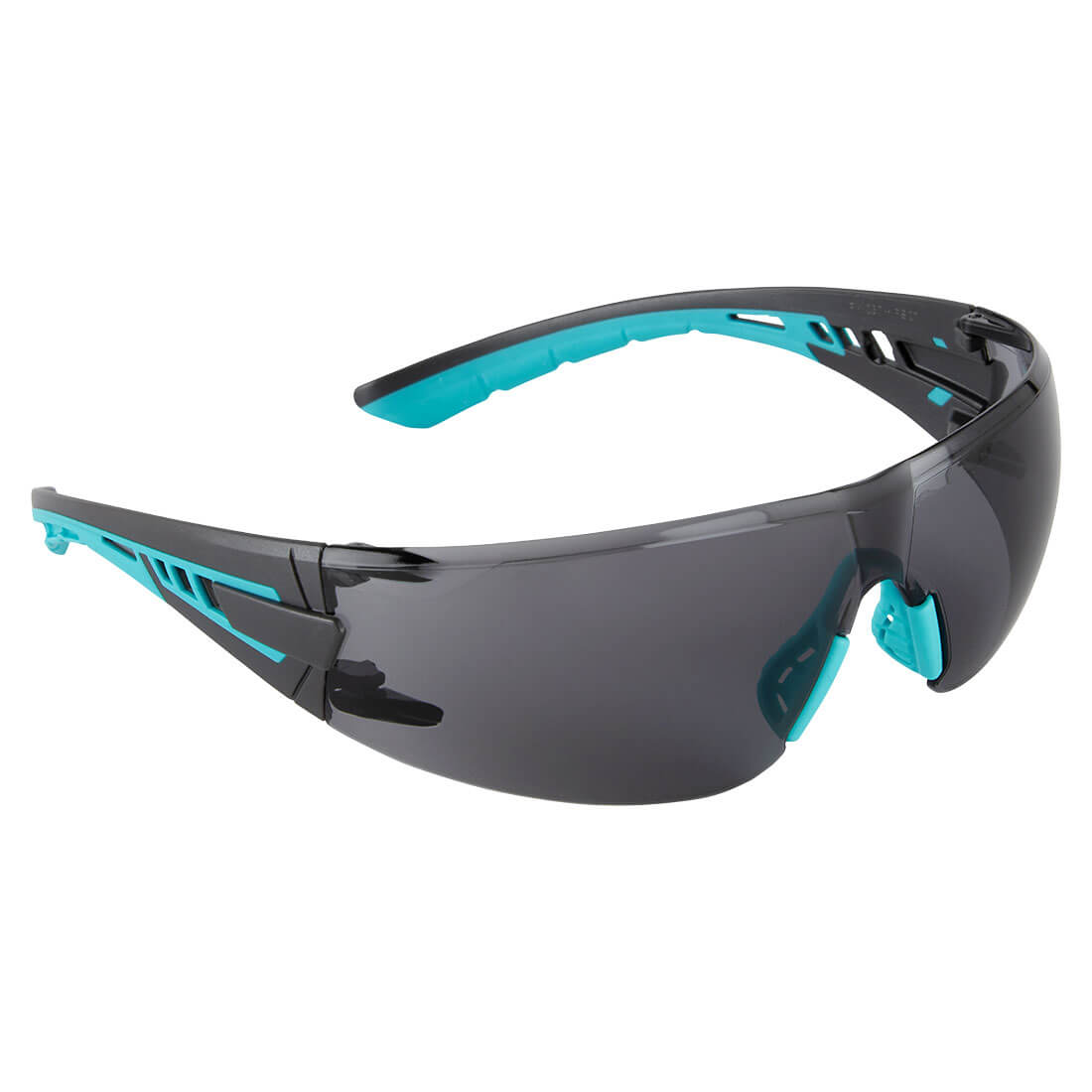 Smoked lens Portwest Tech Look Lite K&N PS27 safety glasses.