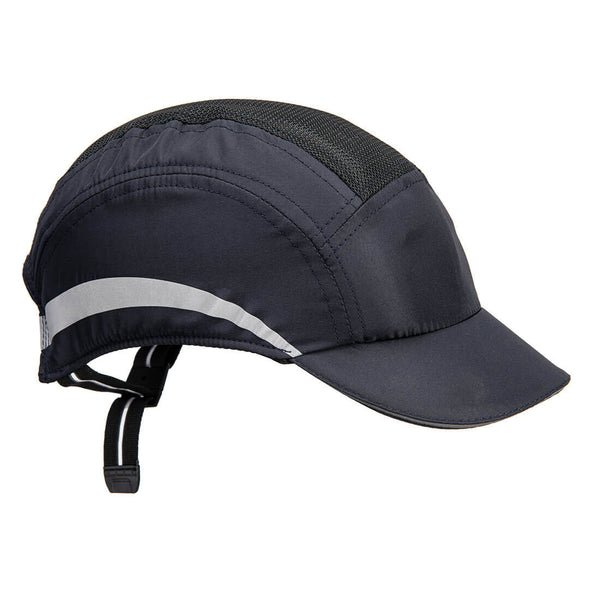 Navy Portwest Airtech Light PS79 bump cap with ventilation.