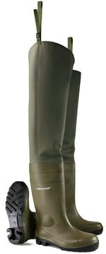 Dunlop Thigh Wader F/S Grn10 142Vp.Pp