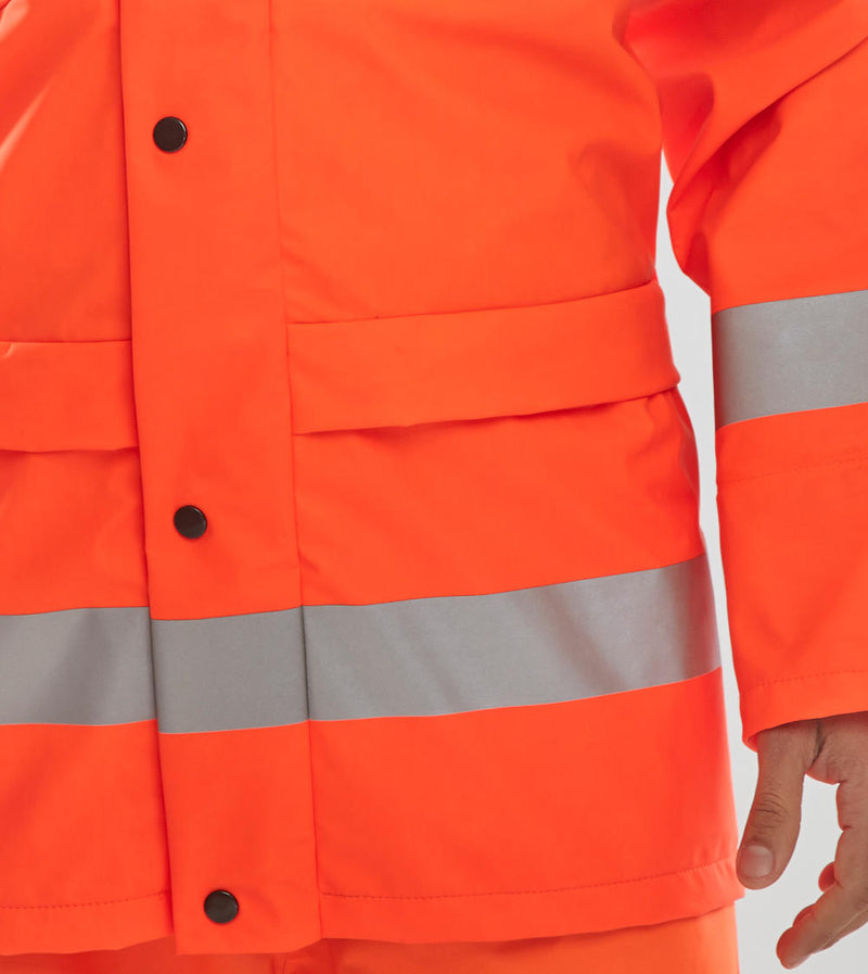 B-Seen Hi-Vis PU Jacket