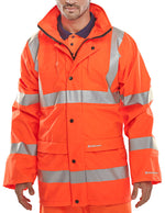 B-Seen Hi-Vis PU Jacket