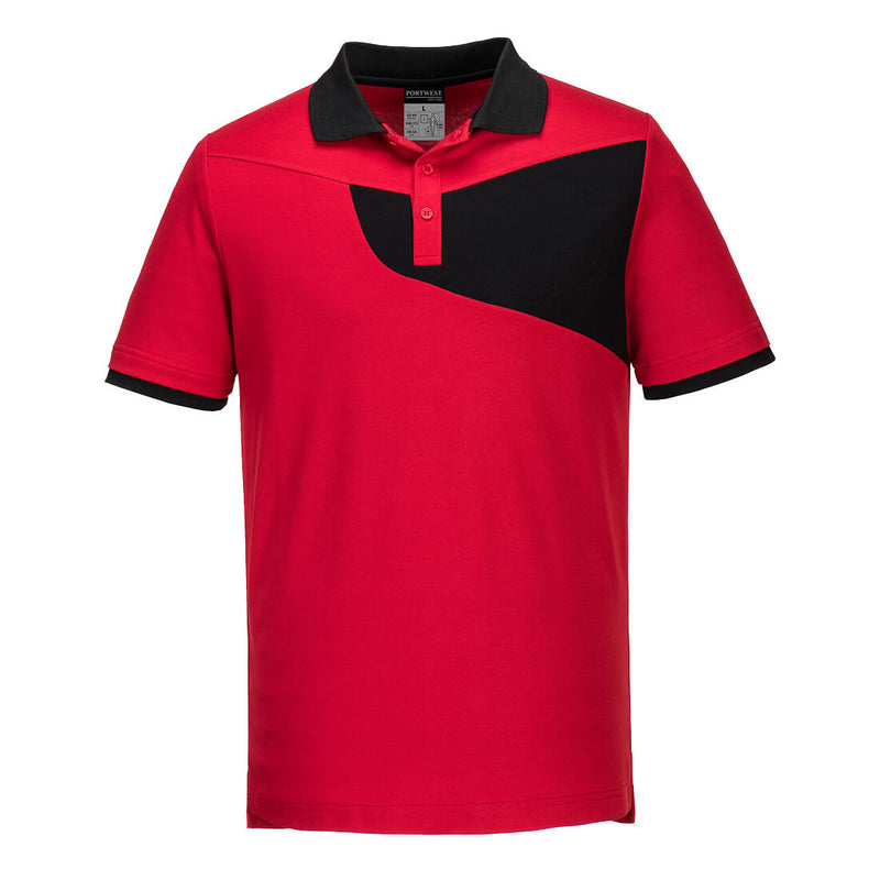 Portwest PW2 Cotton Comfort Polo Shirt Short Sleeved - [CLEARANCE]