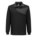 Portwest PW2 Cotton Comfort Polo Shirt L/S - thumbnail 3