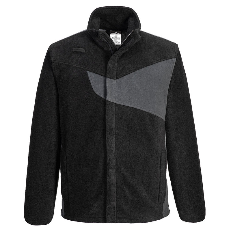 Portwest Fleece in versatile black and grey.