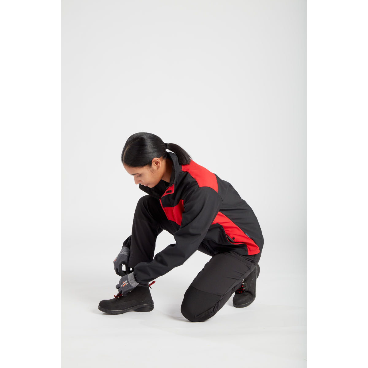 Clear front view of the Portwest Women's Softshell jacket.