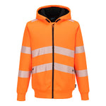 Portwest PW321 Hi-Vis Zipped Winter Hoodie - thumbnail 5
