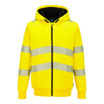 Portwest PW321 Hi-Vis Zipped Winter Hoodie - thumbnail 6