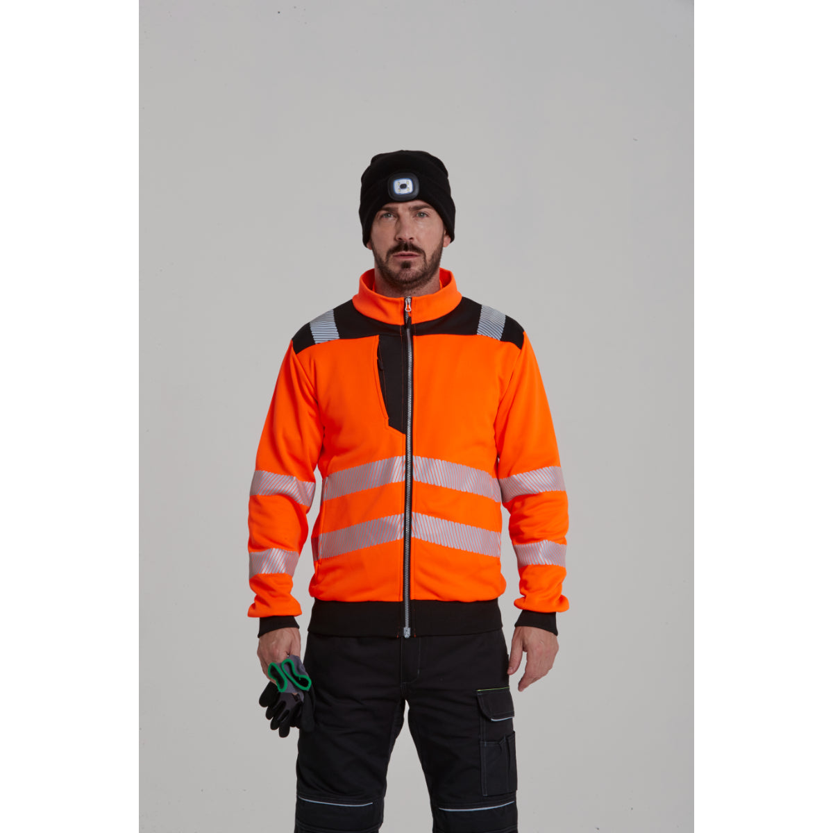 Portwest PW3 Hi-Vis Zip Sweatshirt