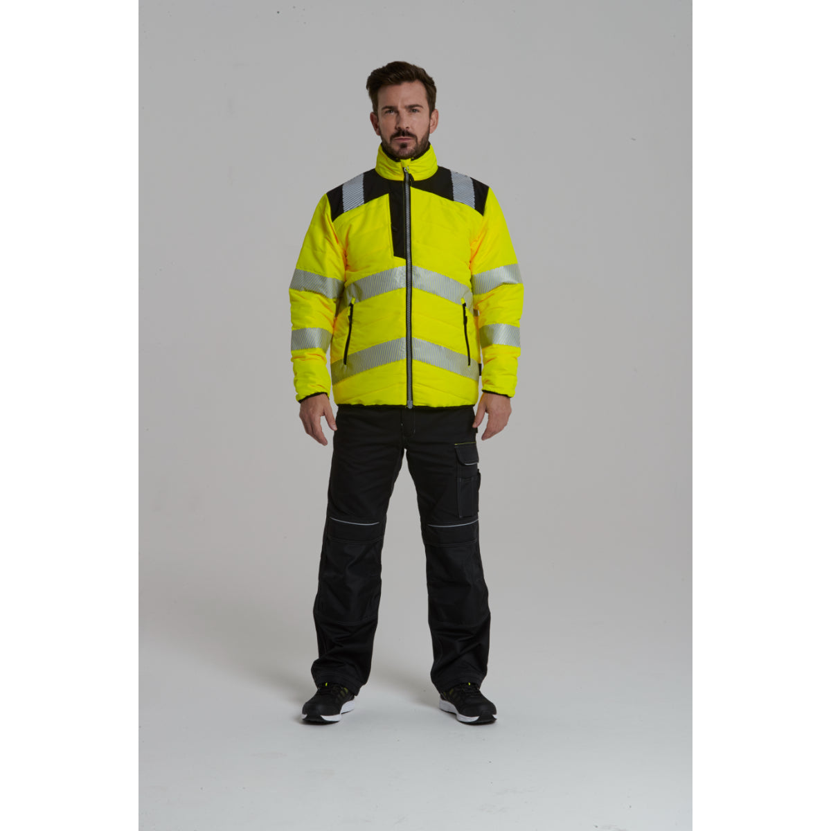 Portwest PW3 Hi-Vis Baffle Jacket - PW371
