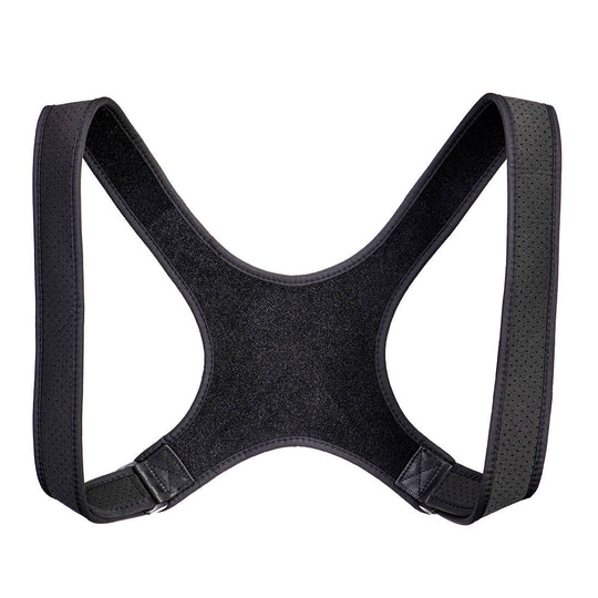 Black Portwest PW82 back posture correction and support belt.