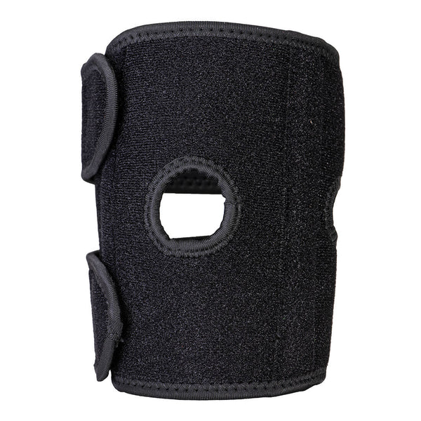 Black Portwest PW86 elbow support brace with an adjustable strap.