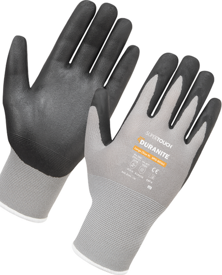Supertouch Duranite 15G Nitrile Micro Foam Grey - 12 Pairs