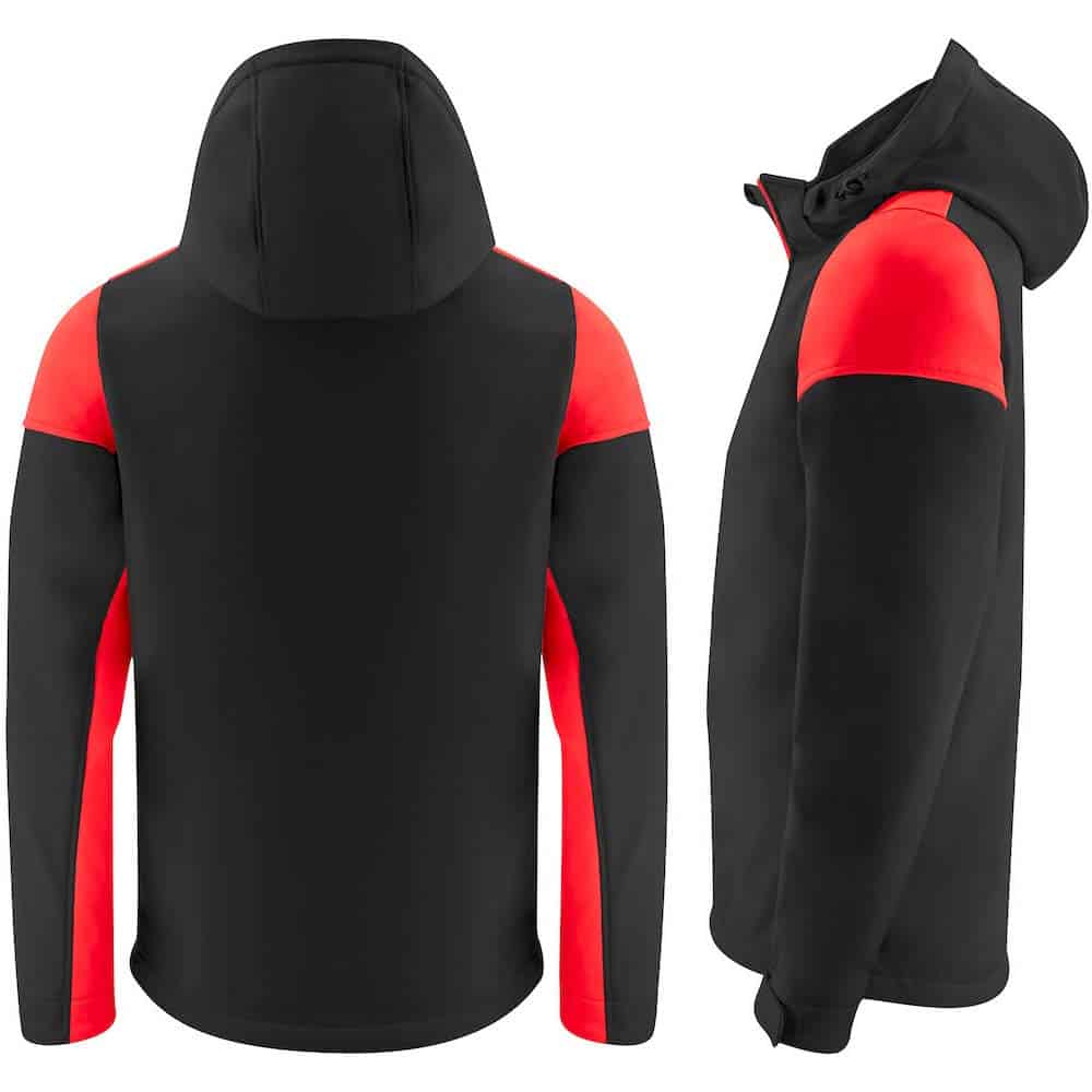 2x Embroidered Workwear Printer Prime Two-Tone Softshell Jackets Bundle with Company Logo