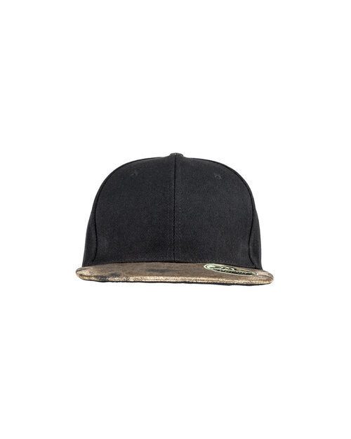 Result Bronx Glitter Flat Peak Snapback Cap