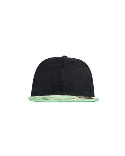 Result Bronx Glitter Flat Peak Snapback Cap