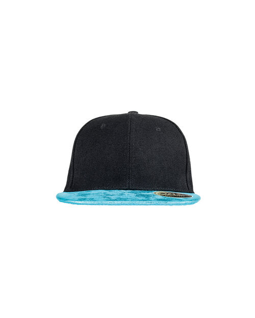 Result Bronx Glitter Flat Peak Snapback Cap