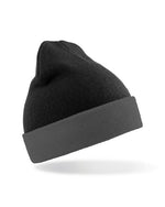 Result Recycled Black Compass Beanie - thumbnail 1