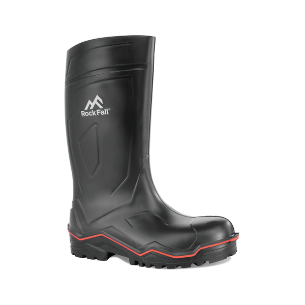 Rock Fall Rf270 Excavate Safety Wellington Boot Black 9 Rf270/009