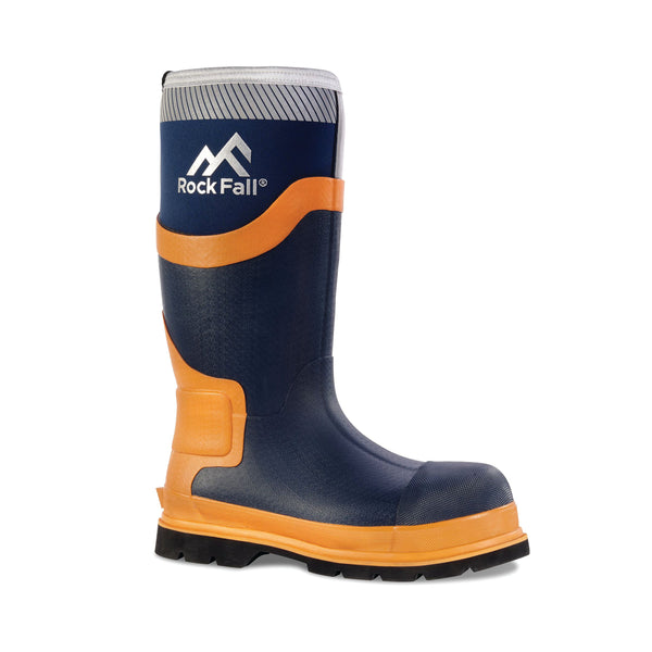 Rock Fall Rf290 Silt Neoprene Safety Wellington Blue 4 Rf290/004