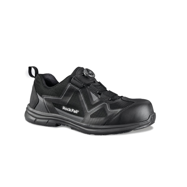 Rock Fall Volta Electrical Hazard Boa Safety Trainer Black 12 Rf140/012