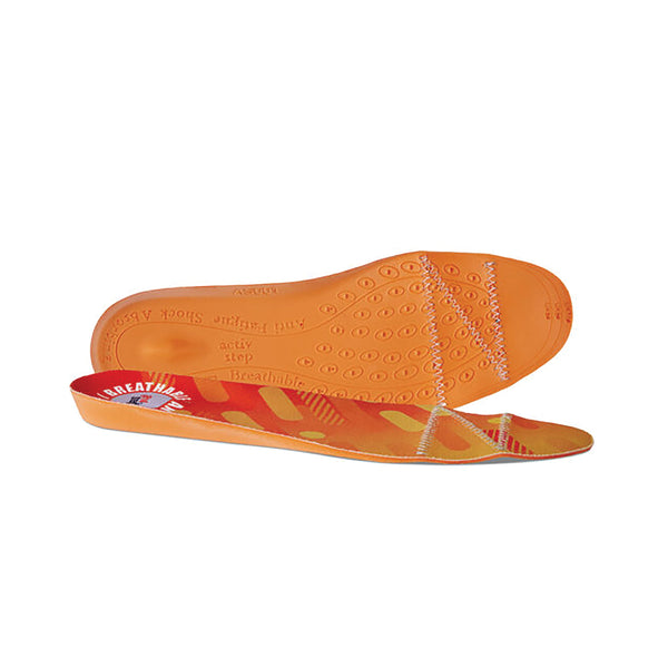 Rock Fall Activ-step Bio Pu Sweetcorn Oil Sustainable Anti-fatigue Footbeds Orange Medium As001/m