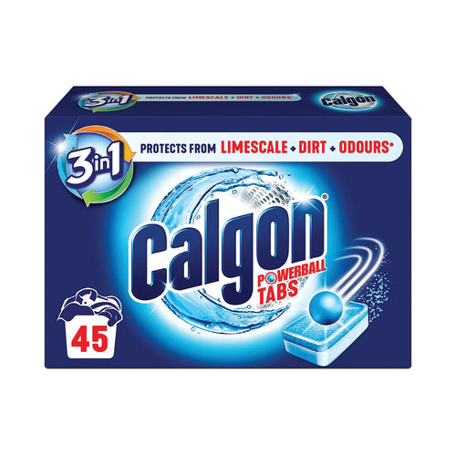 Calgon Powerball Tablets 4-in-1 Washing Machine Water Softener 1 -75  tablets