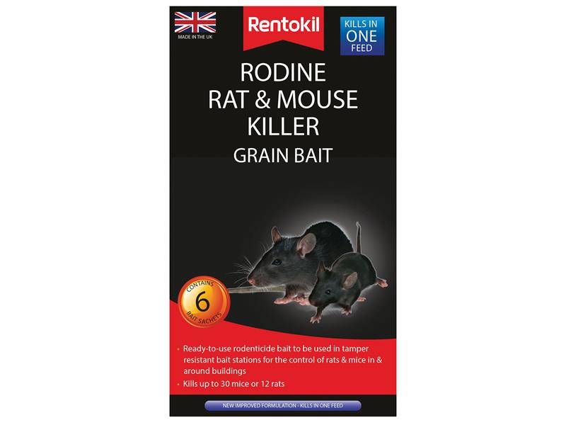 Rodine Rat & Mouse Killer Grain Bait