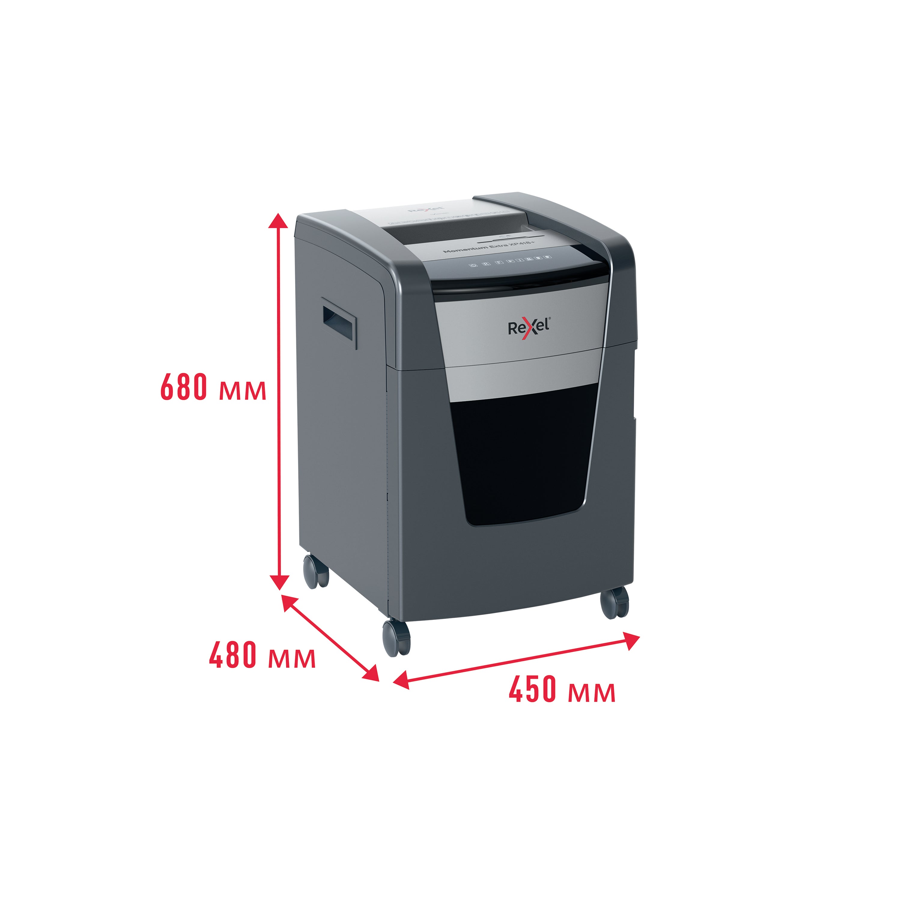 Rexel Momentum Extra XP418Plus Cross-Cut Shredder 2021418XEU
