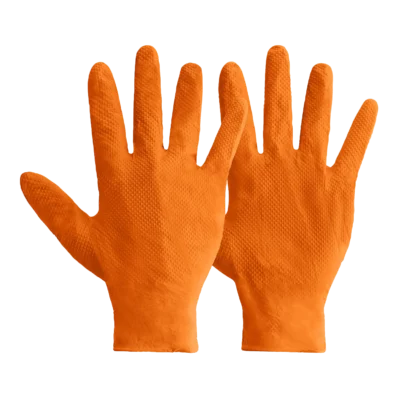 Nitrile Ideall grip Orange 50 gloves