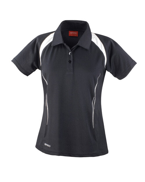 Spiro Spiro Ladies Team Spirit Polo Shirt Two Tone - RS177F - [CLEARANCE]