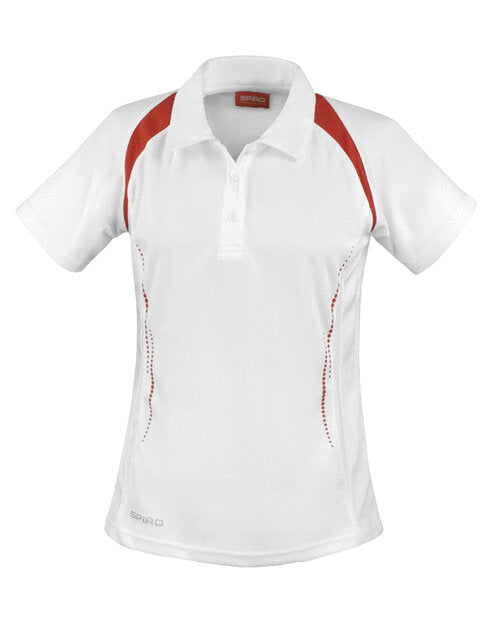 Spiro Spiro Ladies Team Spirit Polo Shirt Two Tone - RS177F - [CLEARANCE]