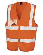 Result Recycled Zip Safety Tabard - thumbnail 1