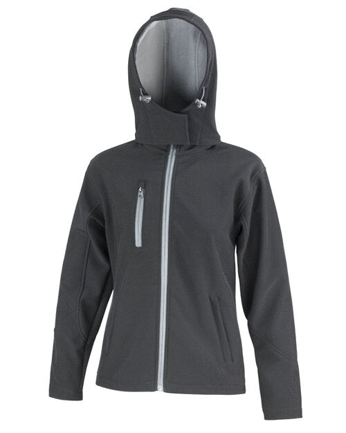 Result Ladies Tx Performance Hooded Softshell Jacket
