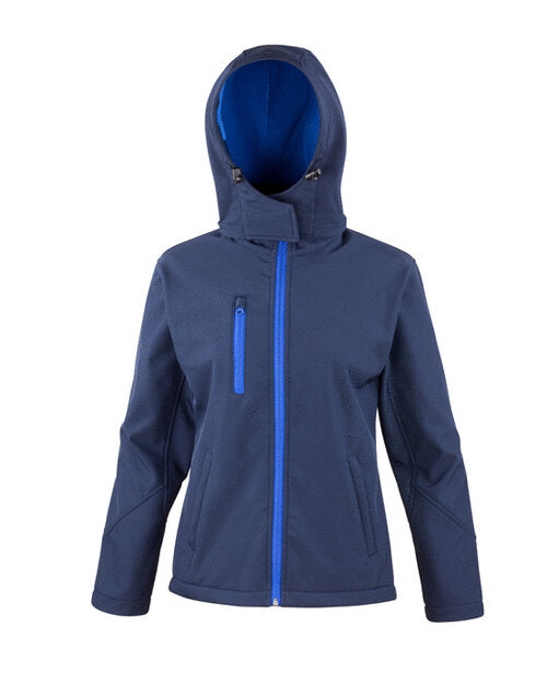 Result Ladies Tx Performance Hooded Softshell Jacket