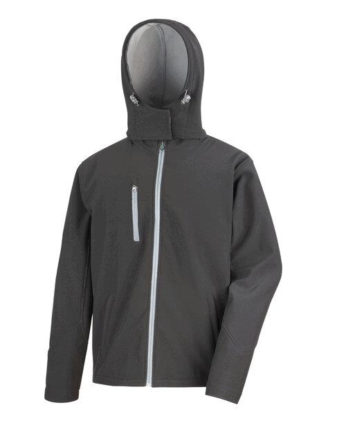 Result Mens Recycled Hooded Softshell