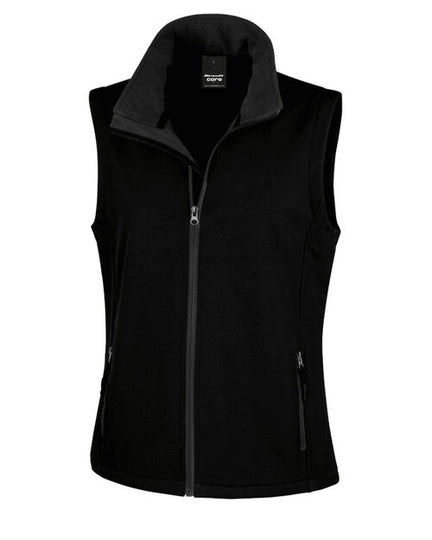 Result Ladies Printable Softshell Bodywarmer With Recycled Fleece Inner